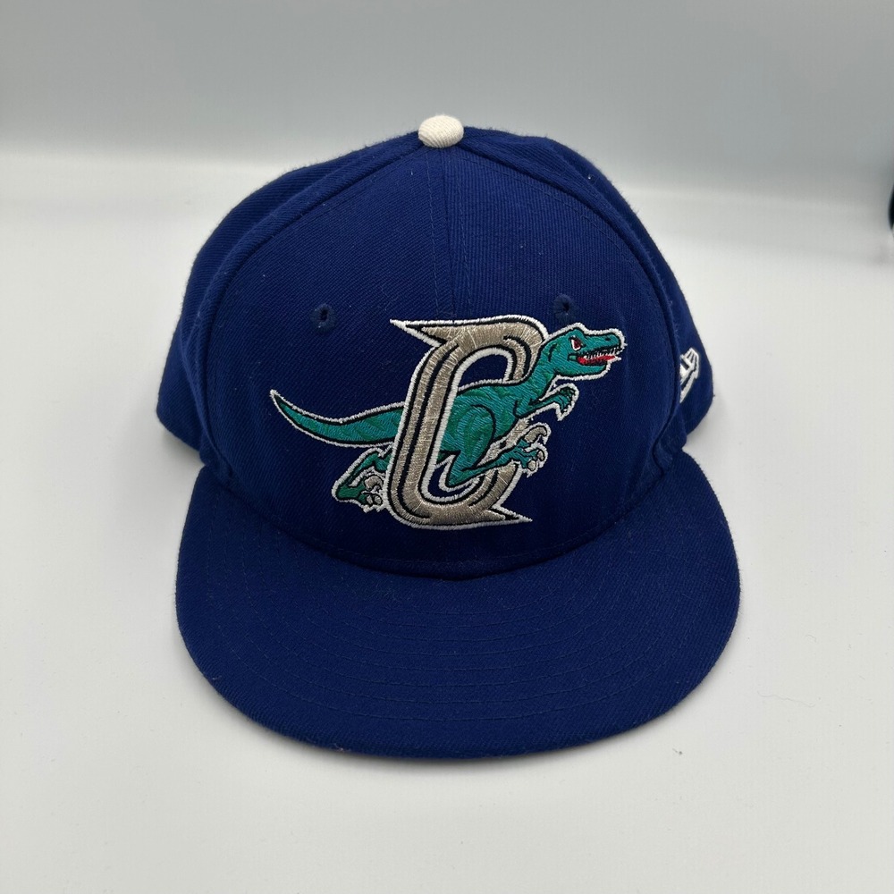 New Era Ogden Raptors Fitted Hat Mens Size 7 Blue MiLB 59FIFTY Baseball Cap